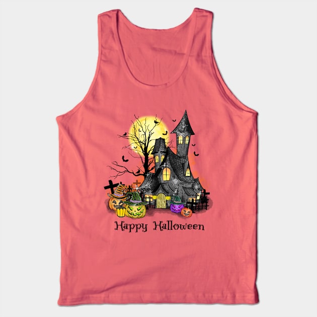 Happy Halloween Tank Top by EliseOB